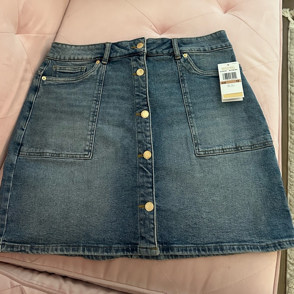 Michael Kors Denim Skirt